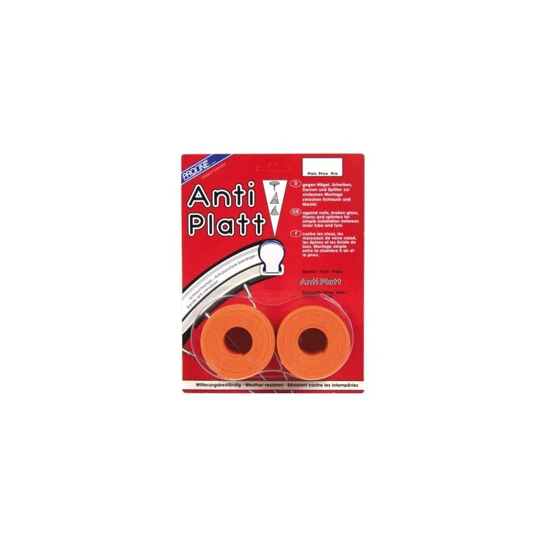 BANDE ANTI CREVAISON 39MM ORANGE ANTI PLATT 3 BANDE ANTI CREVAISON 39MM ORANGE ANTI PLATT