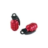 TUN'R BOUCHONS VALVE GRENADE Rouge / La Paire 1 TUN'R BOUCHONS VALVE GRENADE Rouge / La Paire -Velo Pour Aventure bouchons valve tun r grenade rouge la paire