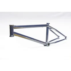 ProperBikeCo CADRE PROPER TECMATIK CHROME BLUE -Velo Pour Aventure cadre proper tecmatik chrome blue 1