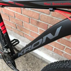 Generique Custom VTT KRON 26" CUSTOM Rouge -Velo Pour Aventure custom vtt kron 26 custom rouge 3