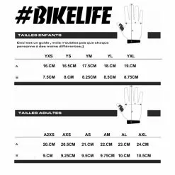 Gants BIKELIFE 'Trick List' Kids Noirs -Velo Pour Aventure gants bikelife tricklist kids noirs 2