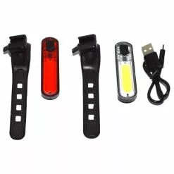 Lumières P&A Av-Arr USB Cob Led 50 Lumen 5 Lumières P&A Av-Arr USB Cob Led 50 Lumen -Velo Pour Aventure lumieres pa av arr usb cob led 50 lumen 1