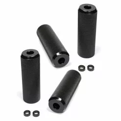 Generique Pack De X4 Pegs Aluminium Noirs
