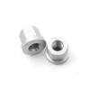 Paire D'écrous KHE Pour Axe 10mm Argent -Velo Pour Aventure paire d ecrous khe pour axe 10mm argent