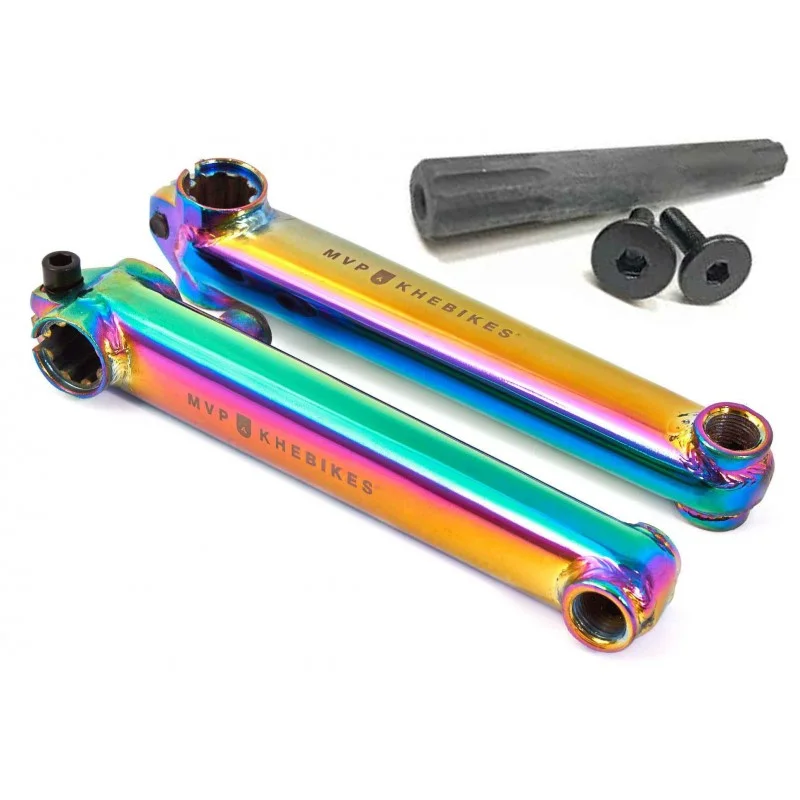 PEDALIER KHE MVP RHD 170MM 8T Oil Slick 3 PEDALIER KHE MVP RHD 170MM 8T Oil Slick