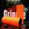 PEGS GRIPPEE 14MM BLK/ORANGE 1 PEGS GRIPPEE 14MM BLK/ORANGE -Velo Pour Aventure pegs grippee 14mm blk orange