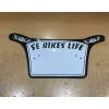 Se-bikes PLAQUE SE BIKES "BIKE LIFE" Blk/White -Velo Pour Aventure plaque se bikes bike life blk white