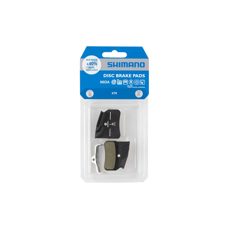 Plaquettes SHIMANO N03A Résines Aérées Pour 4 Pistons 5 Plaquettes SHIMANO N03A Résines Aérées Pour 4 Pistons – Image 3