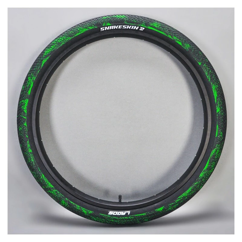 Pneus SnakeSkin 2 De Mafia Bikes X2 (paire) - 26 Pouces - Marble Green 4 Pneus SnakeSkin 2 De Mafia Bikes X2 (paire) - 26 Pouces - Marble Green – Image 2