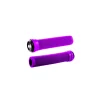 Poignées ODI Longneck Flangeless Violettes -Velo Pour Aventure poignees odi longneck flangeless violettes