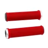 POIGNÉES SENSUS X ODI Lite Lock-On 2.1 143mm Rouge -Velo Pour Aventure poignees sensus x odi lite lock on 21 143mm rouge