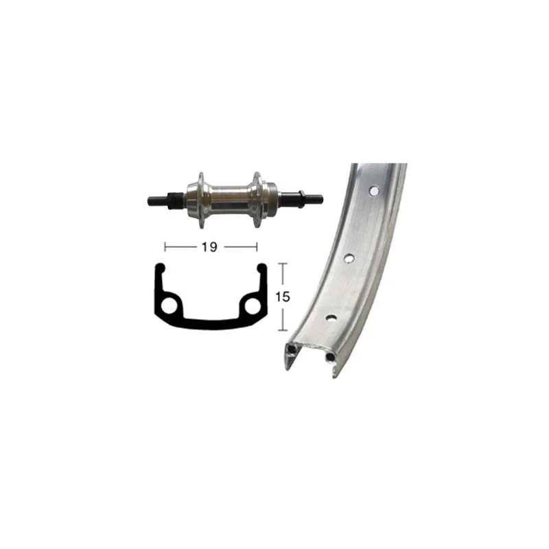 ROUE EXAL ARR 650-26X1/8" CASSETTE Ecrous 36T Sv 3 ROUE EXAL ARR 650-26X1/8" CASSETTE Ecrous 36T Sv