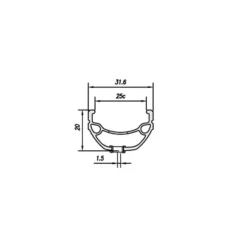 Mach1 Roue Kargo Avant 20" DISC 6T Velox X Shimano Noire -Velo Pour Aventure roue kargo avant 20 disc 6t velox x shimano noire 2