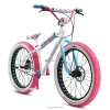 Se-bikes SE BIKES Fat Ripper 26" South Beach White 2022 -Velo Pour Aventure se bikes fat ripper 26 south beach blanc 2022