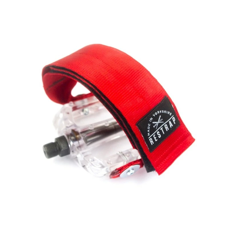 Veganski Straps RESTRAP Diagonal Pour Vélo à Pignon Fixe - Rouges 4 Veganski Straps RESTRAP Diagonal Pour Vélo à Pignon Fixe - Rouges – Image 2