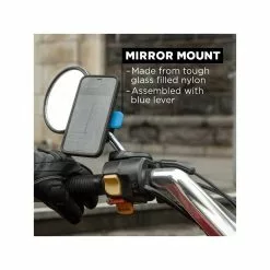 Quad Lock Support Téléphone QUADLOCK Mirror -Velo Pour Aventure support telephone quadlock mirror 2