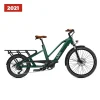VAE CARGO O2FEEL EQUO POWER 4.1 VERT EMERAUDE -Velo Pour Aventure vae cargo o2feel power 41 vert emeraude